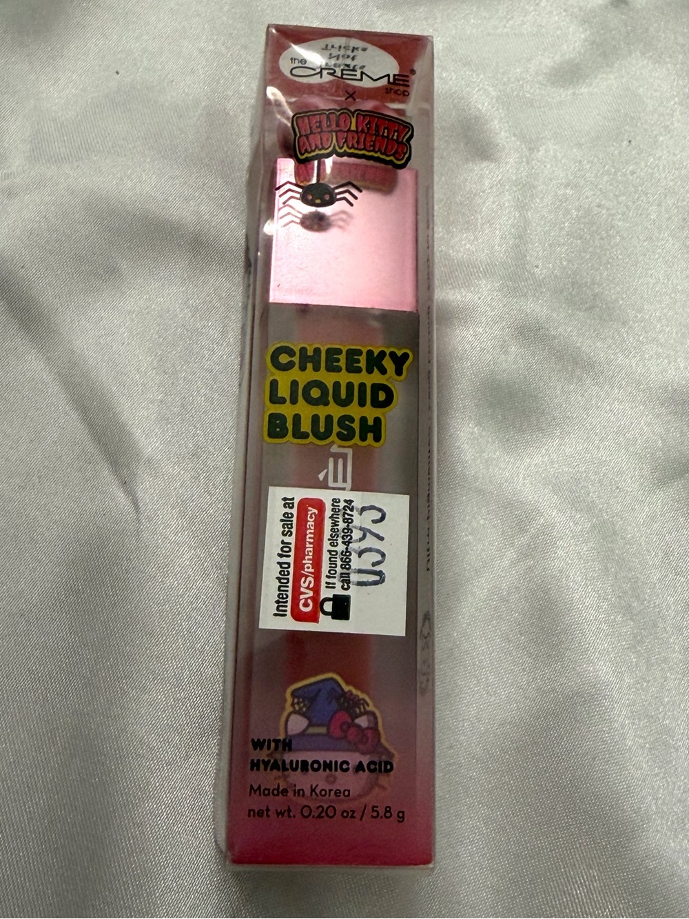 The Creme Shop Hello Kitty Cheeky Liquid Blush TREATS NOT TRICKS 0.2 fl oz NEW